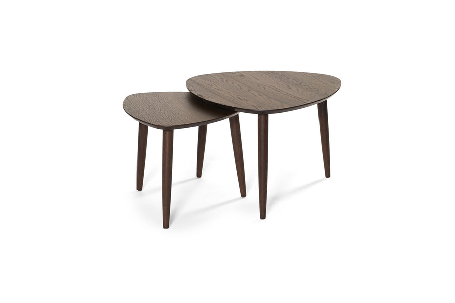 Team soffbord rökt ek 55x55 cm