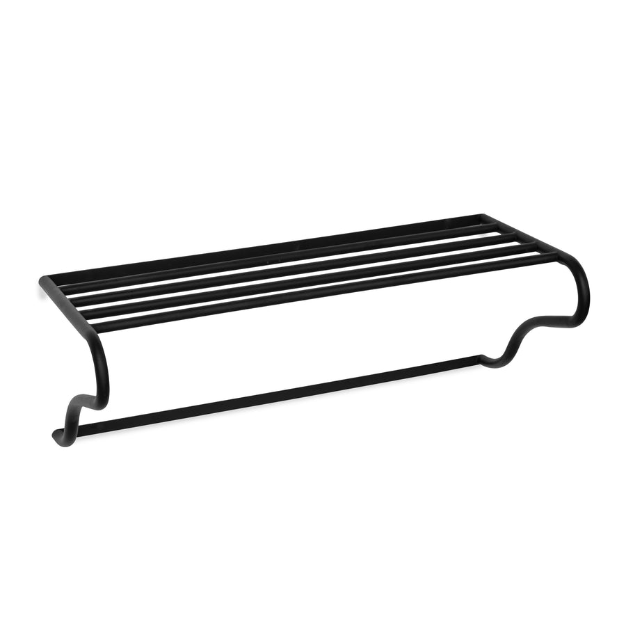 Town skohylla vägghängd svart metall
