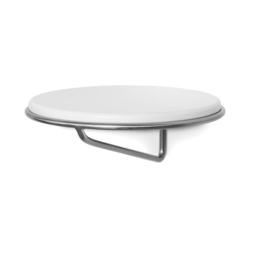 Twist vägghylla rund 20 cm vitlack