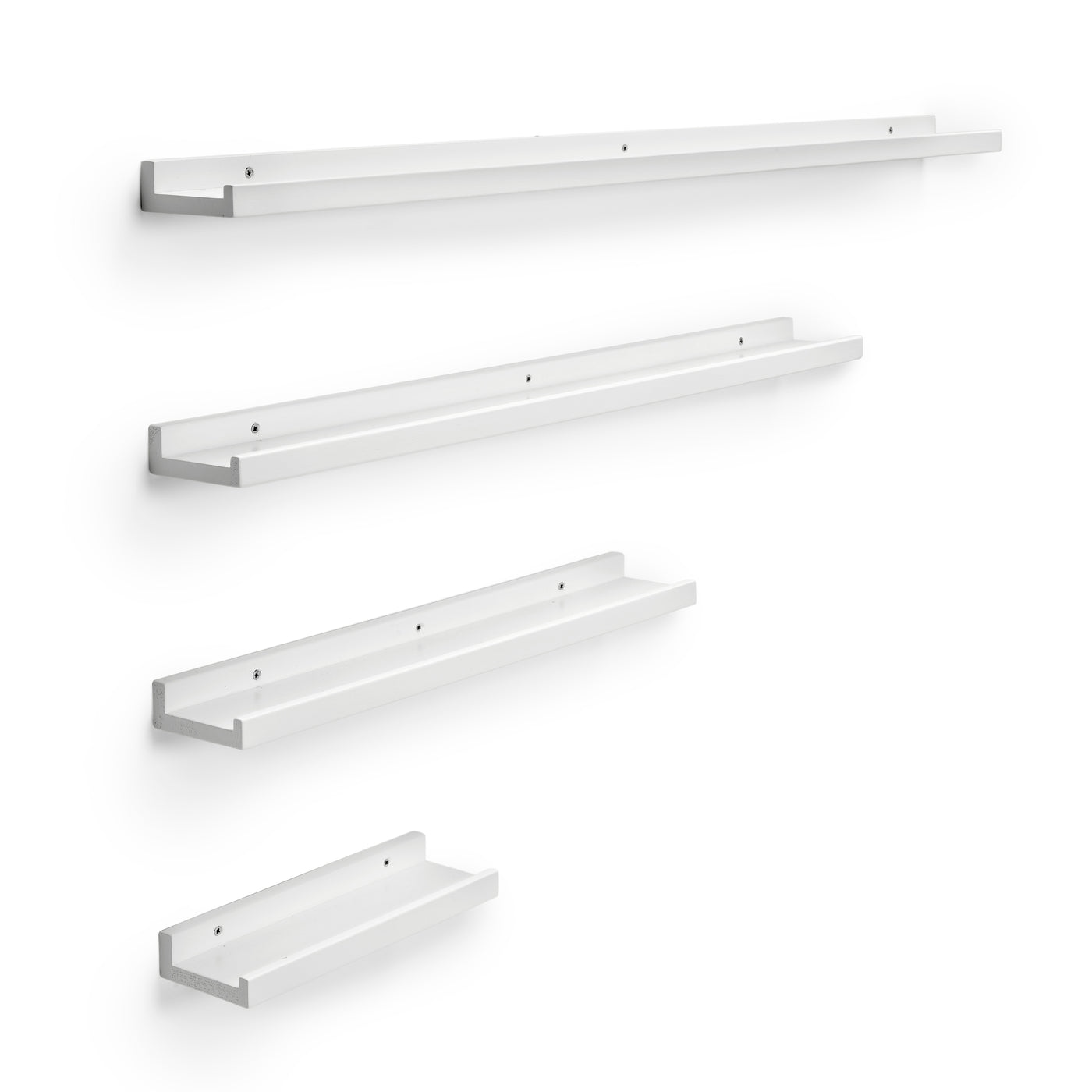 Zitti tavelhylla 120 cm vitlack