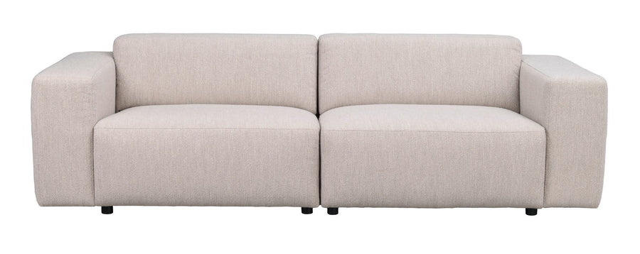 Willard soffa 3-sits ljusbeige tyg Alice #1
