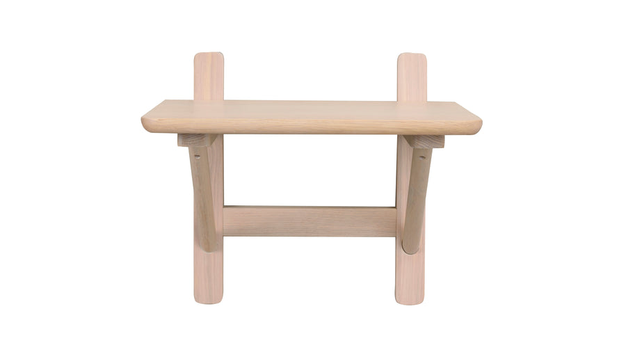 Camrose sängbord vitpigmenterad ek