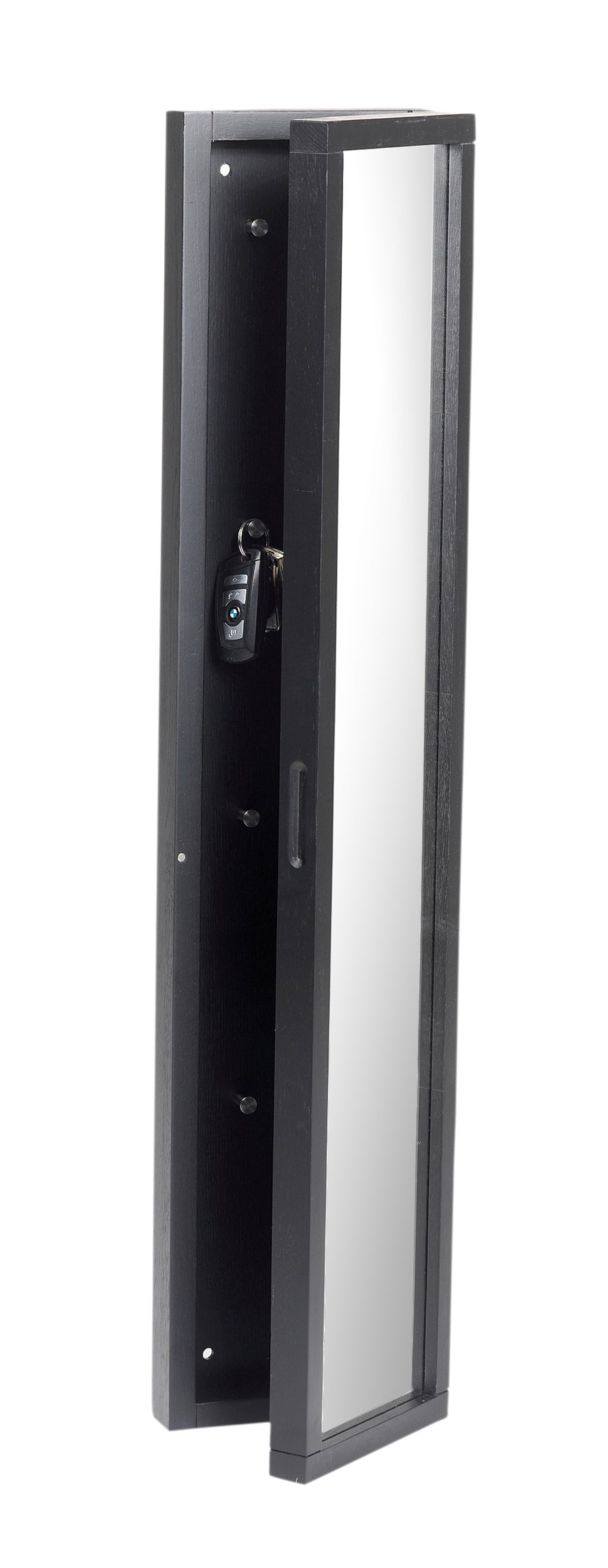 Confetti nyckelskåp svartbetsad ek