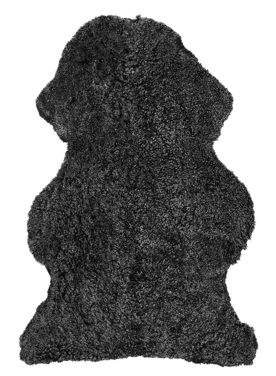 Curly fårskinn mörkgrå