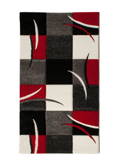 London Patch matta röd