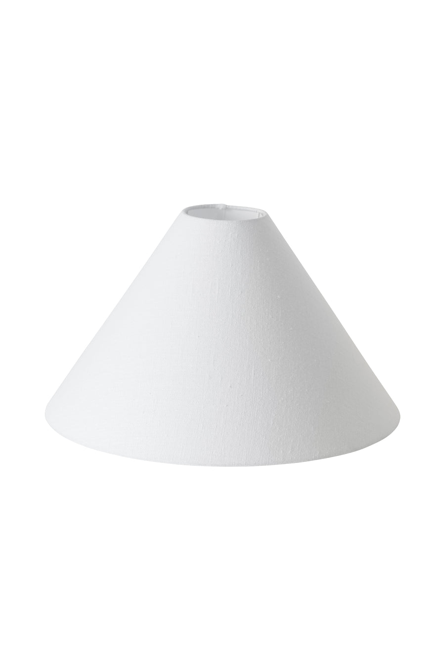 Lampskärm Qvist Conical 102 linne vit 38 cm
