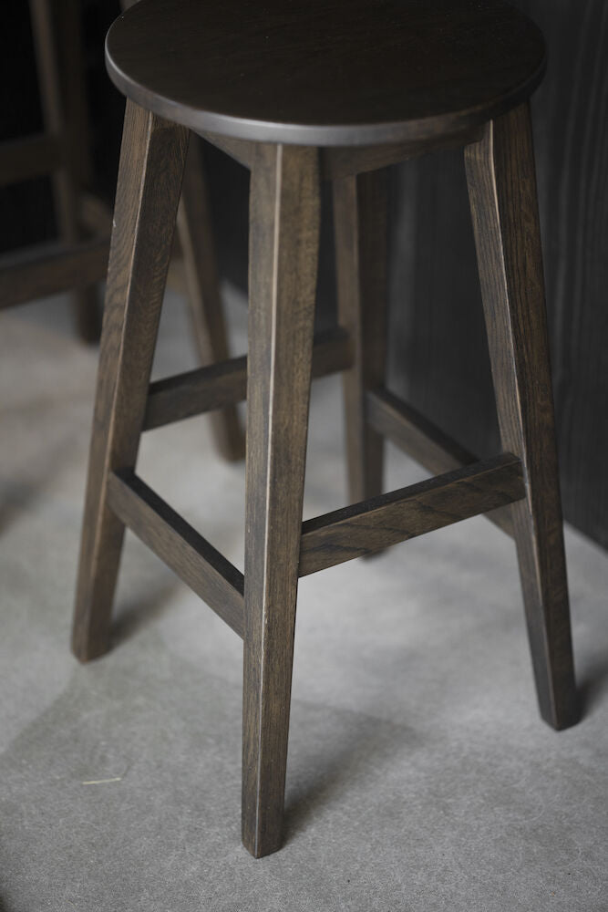 Austin barpall brun ek 2-pack