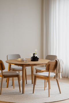 Barrett stol ek/ljusbeige tyg 2-pack