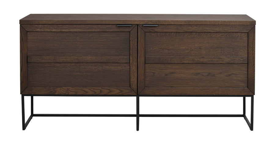 Everett sideboard 160 brun ek/svart