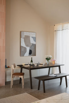 Melfort sittbänk 144 brun ek