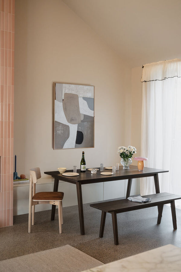 Melfort matbord 180 brun ek