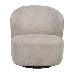 Roselawn fåtölj beige tyg snurr