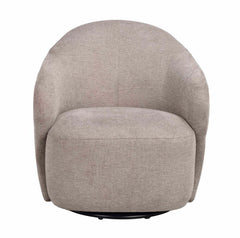 Chapeltown fåtölj beige tyg snurr