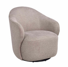 Chapeltown fåtölj beige tyg snurr