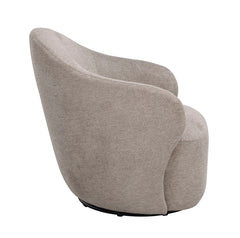 Chapeltown fåtölj beige tyg snurr