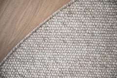 Auckland matta rund dia 250 beige ull