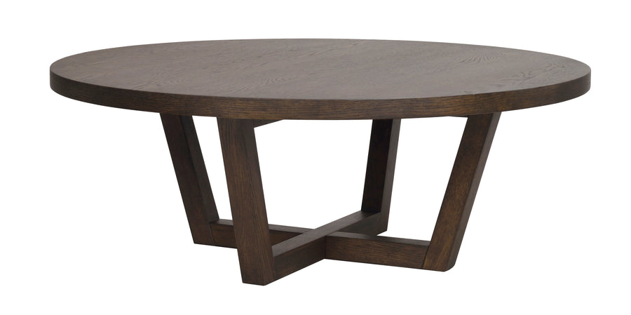 Boxford soffbord runt Ø110 brun ek