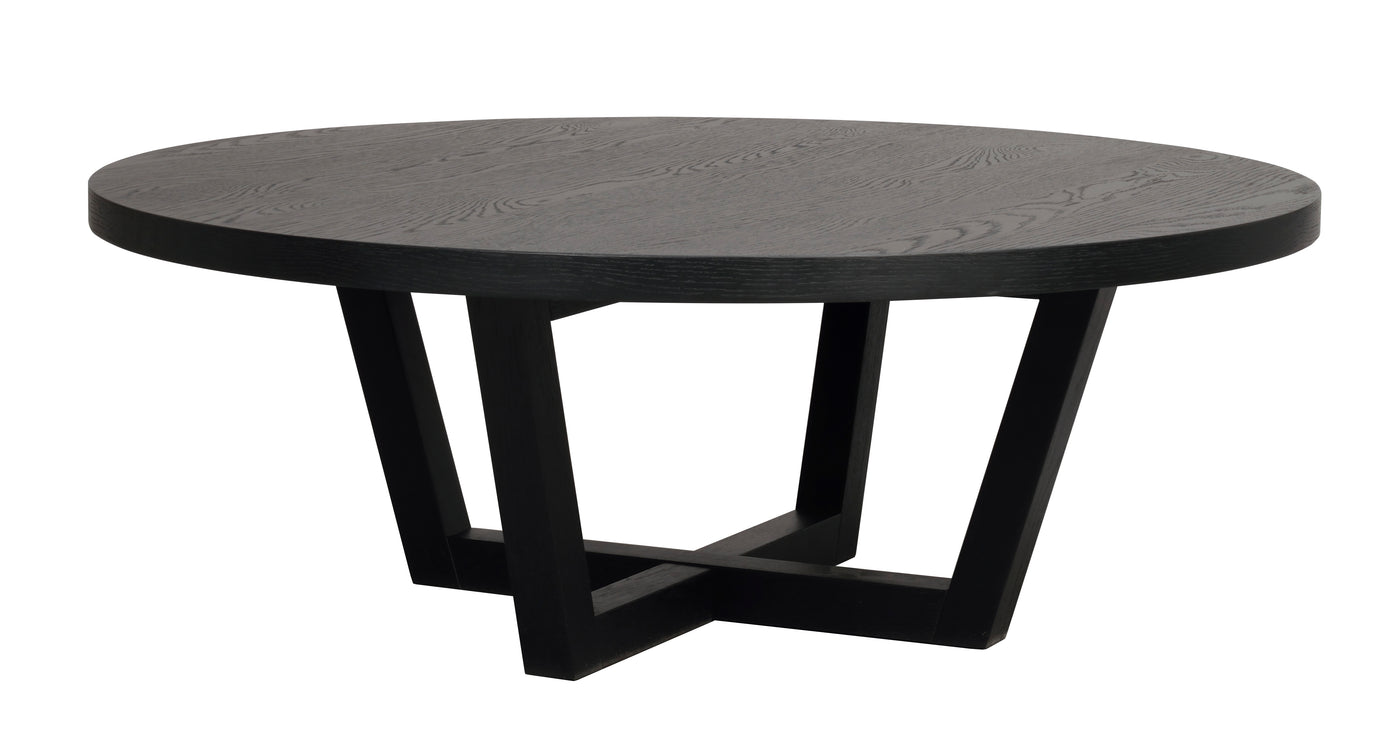 Boxford soffbord runt Ø110 svart ek
