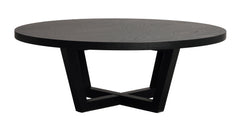 Boxford soffbord runt Ø110 svart ek