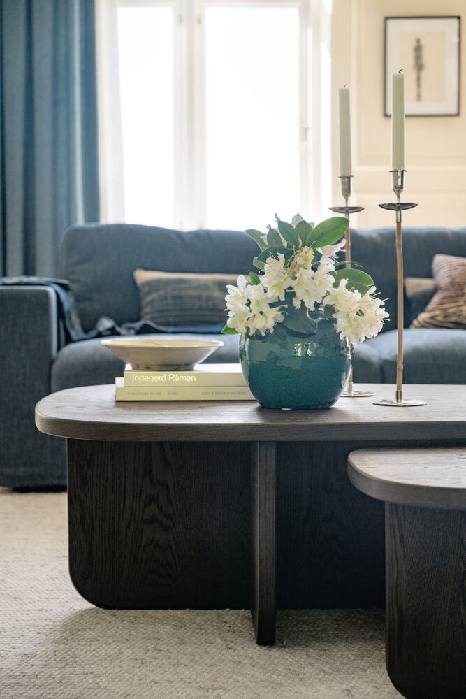 Billings soffbord 118x73 brun ek