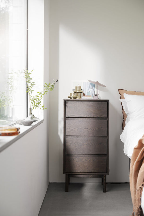 Mackay byrå hög 4L brun ek