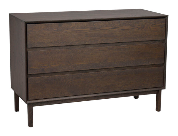 Mackay byrå bred 3L brun ek