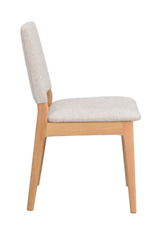 Medford stol ek/ljusbeige tyg 2-pack
