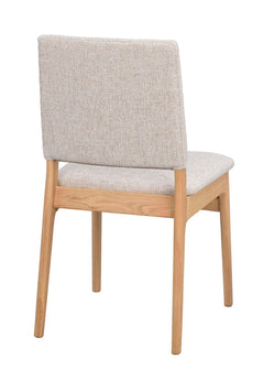 Medford stol ek/ljusbeige tyg 2-pack
