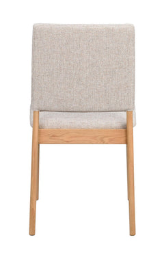 Medford stol ek/ljusbeige tyg 2-pack