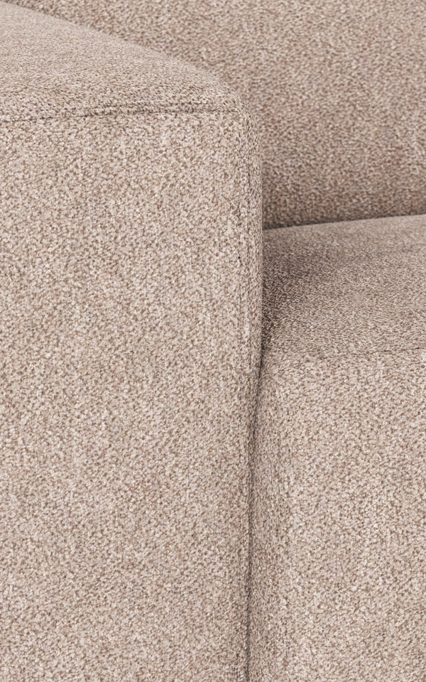 Willard hörnsoffa 2+3-sits ljusbeige tyg Alice #01