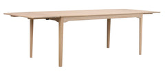 Markham matbord 180 vitpigmenterad ek
