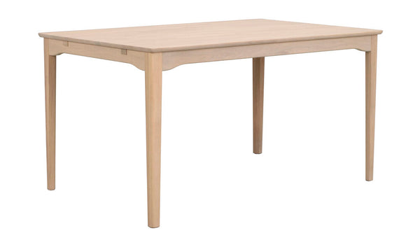 Markham matbord 140 vitpigmenterad ek