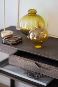 Markham avlastningsbord låda 140 brun ek