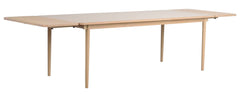 Fairmount matbord 220x95 beige HPL/vitpigmenterad ek