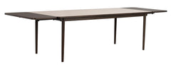Fairmount matbord 220x95 beige HPL/brun ek