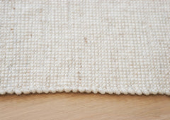 Donegal matta 240x340 ljusbeige ull