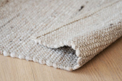 Donegal matta 240x340 ljusbeige ull