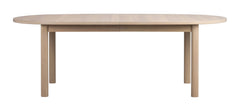 Gifford matbord ovalt 220x105 vitpigmenterad ek