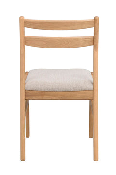 Kerwin stol ek/ljusbeige tyg 2-pack
