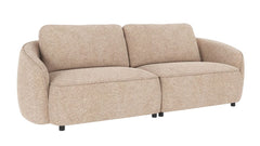 Norris soffa 3-sits ljusbeige tyg Anna #2