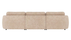 Norris soffa 4-sits ljusbeige tyg Anna #2