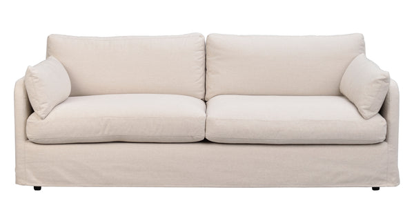 Peyton soffa 3-sits beige tyg Ursula #5