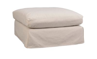 Peyton fotpall beige tyg Ursula #5