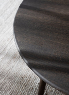 Tompkins soffbord ø90 brun ek