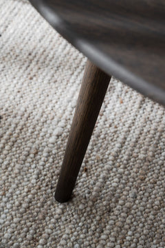 Tompkins soffbord ø90 brun ek