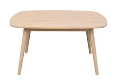 Tompkins soffbord 90x90 vitpigmenterad ek