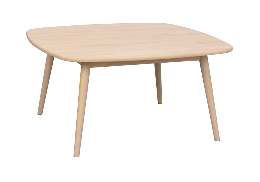 Tompkins soffbord 90x90 vitpigmenterad ek