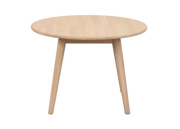 Tompkins soffbord ø60 vitpigmenterad ek