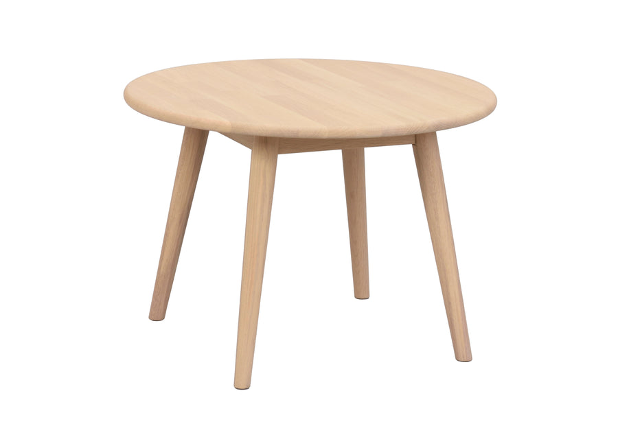 Tompkins soffbord ø60 vitpigmenterad ek