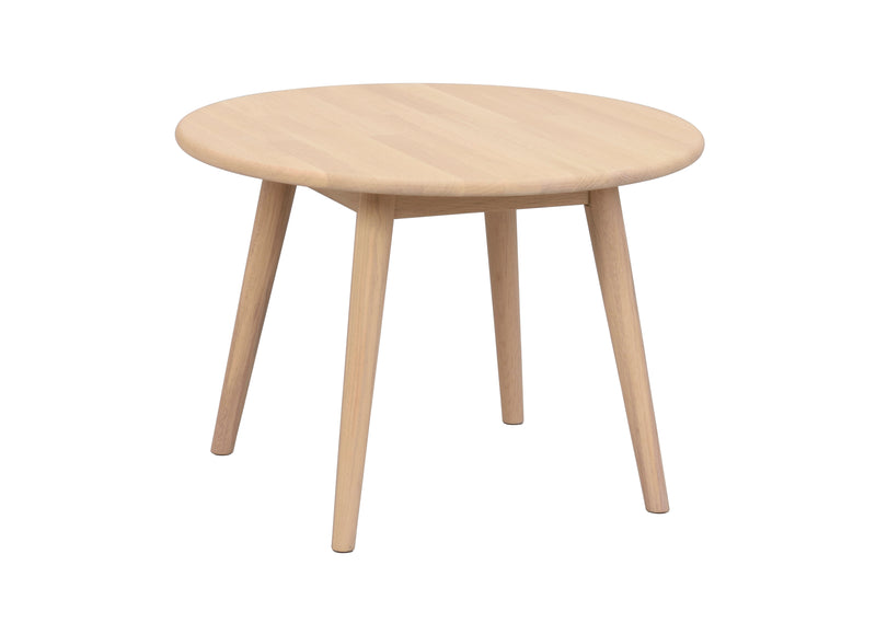 Tompkins soffbord ø60 vitpigmenterad ek